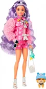 Papusa Barbie Extra cu par violet foto