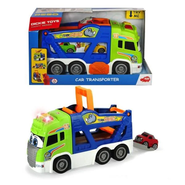 Camion de remorcare Dickie Happy Scania, cu sunet si lumini, 42 cm