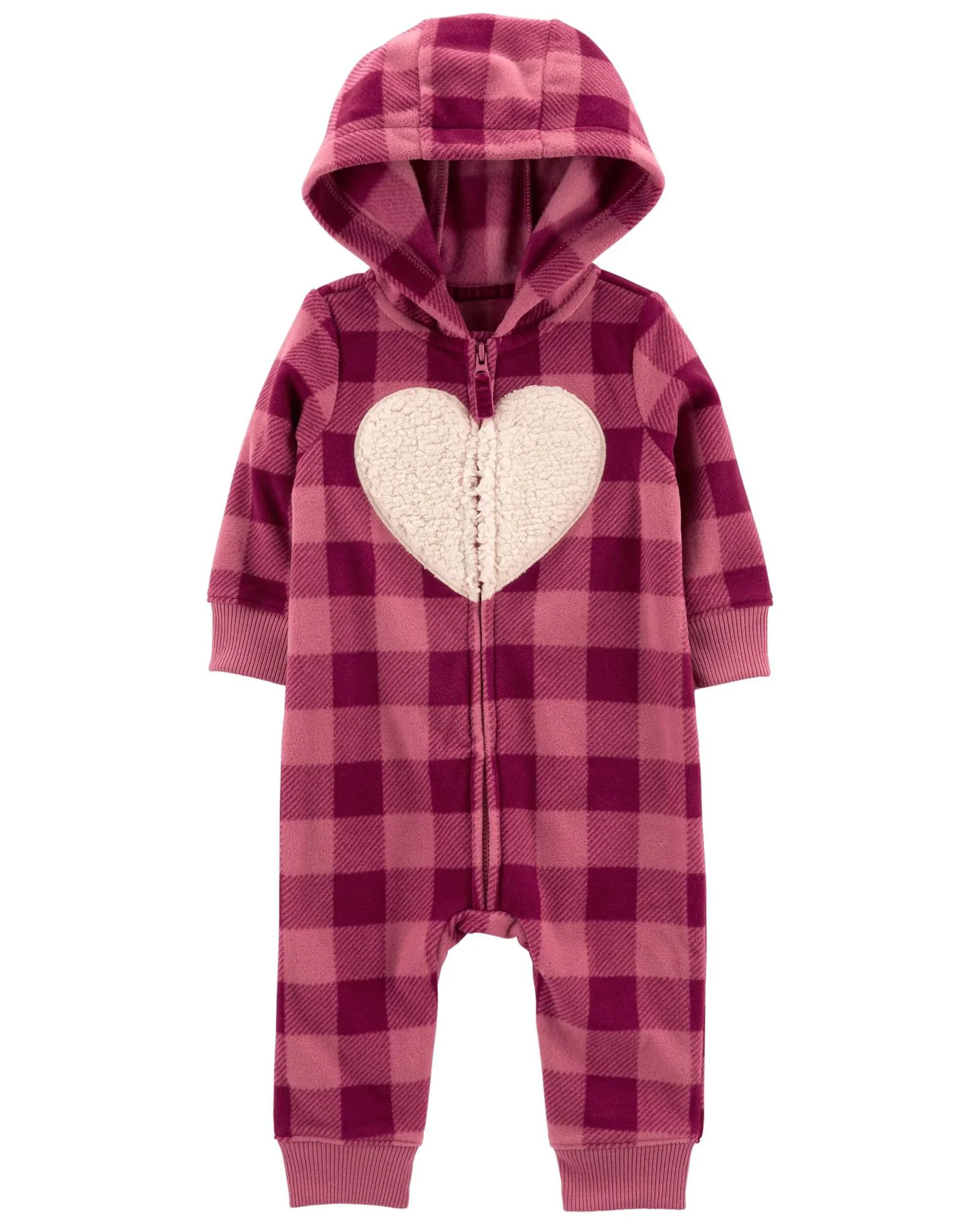 Carter's Salopeta fleece Inimioara foto