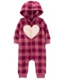 Carter's Salopeta fleece Inimioara foto