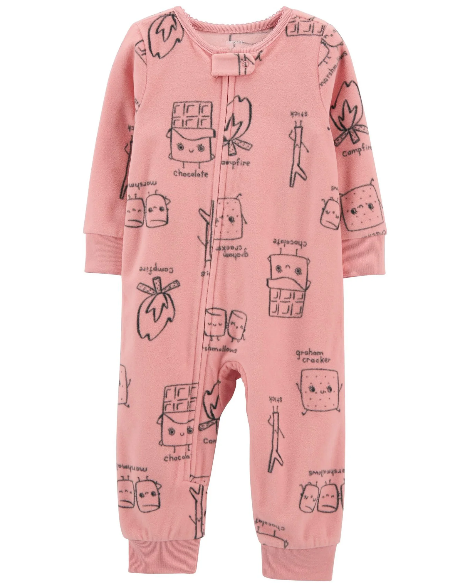 Carter's Pijama Fleece roz foto