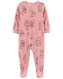 Carter's Pijama Fleece roz foto