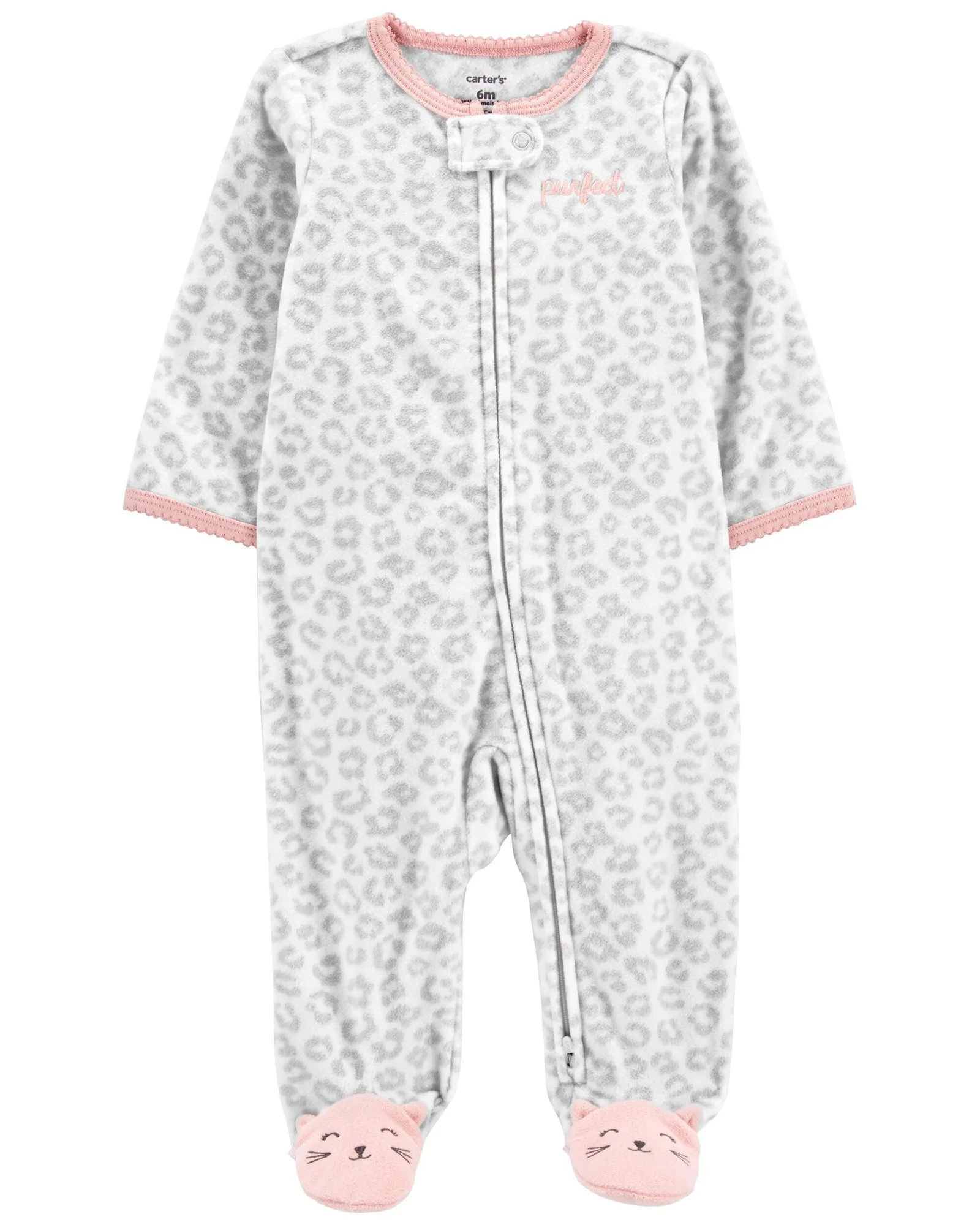 Carter's Pijama Fleece Leopard foto