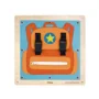 Jucarie din lemn pe perete Viga Toys Dressing and Zippering foto