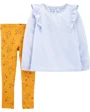 Carter's Set 2 piese Pantaloni si Bluza cu dungi foto