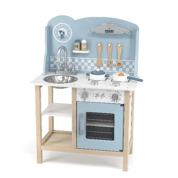 Bucatarie din lemn Viga Toys Polar B, Blue