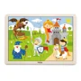 Puzzle in cadru de lemn Viga Toys Poveste, 16 elemente foto