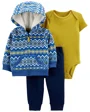 Carter's Set 3 piese Hanorac, pantaloni si body model grafic foto