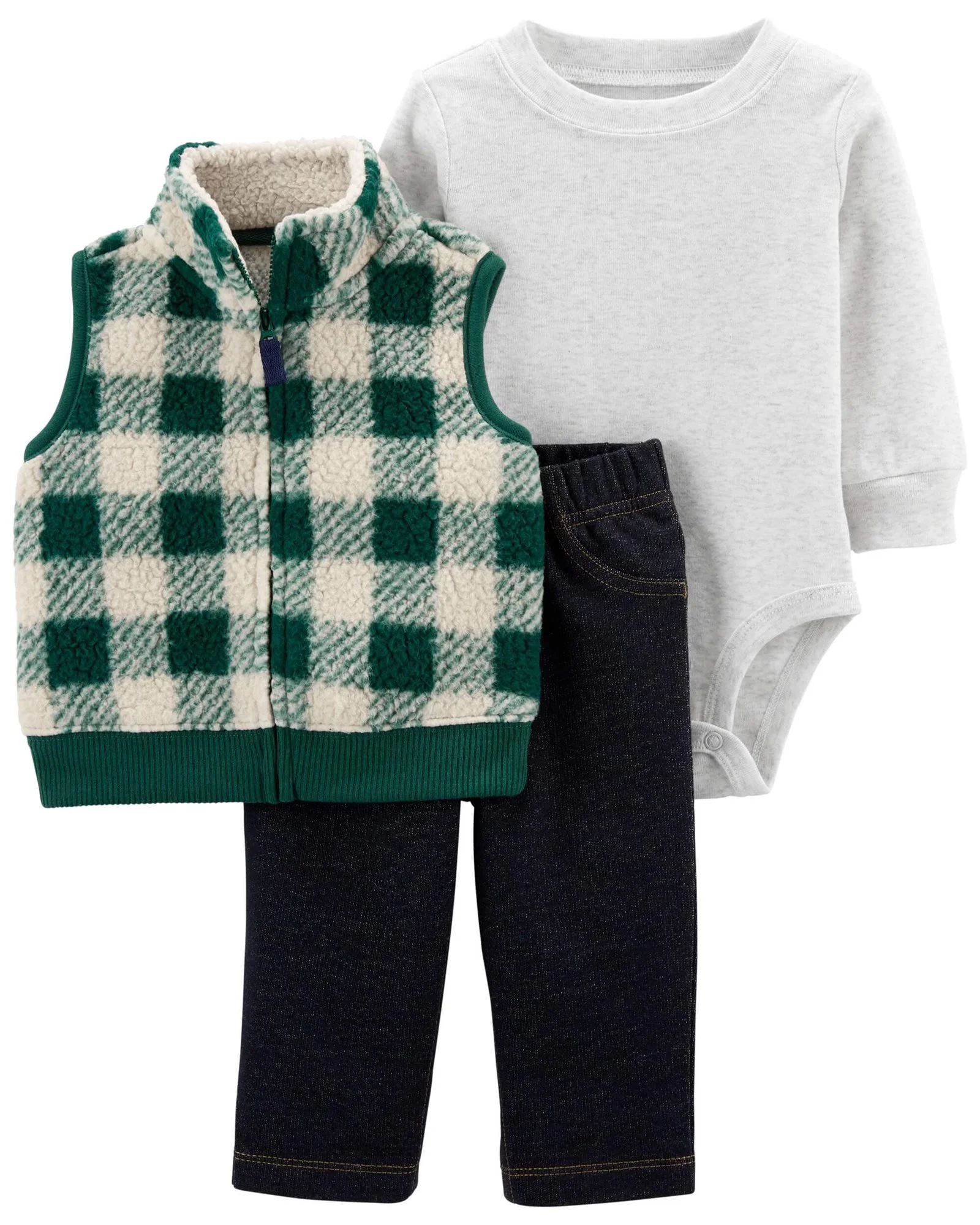 Carter's Set 3 piese Vesta, body si pantaloni foto