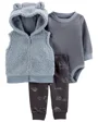 Carter's Set 3 piese Vesta, body si pantaloni Ursulet foto