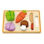Set cu legume de feliat din lemn Viga Toys foto
