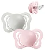 Set suzete ortodontice din silicon BIBS Couture Haze & Blossom (0-6 luni), 2 buc. foto