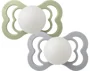 Set suzete ortodontice din silicon BIBS Couture Sage Glow & Cloud Glow (6-18 luni), 2 buc. foto