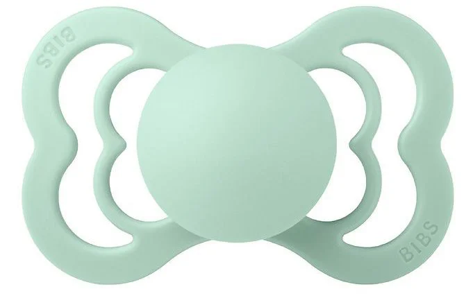 Suzeta ortodontica BIBS Supreme Nordic Mint din latex (6-36 luni) foto