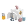 Sortator de forme cu blocuri muzicale, din lemn, Viga Toys Casa pentru animale