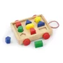 Carucior sortator de forme geometrice din lemn Viga Toys foto