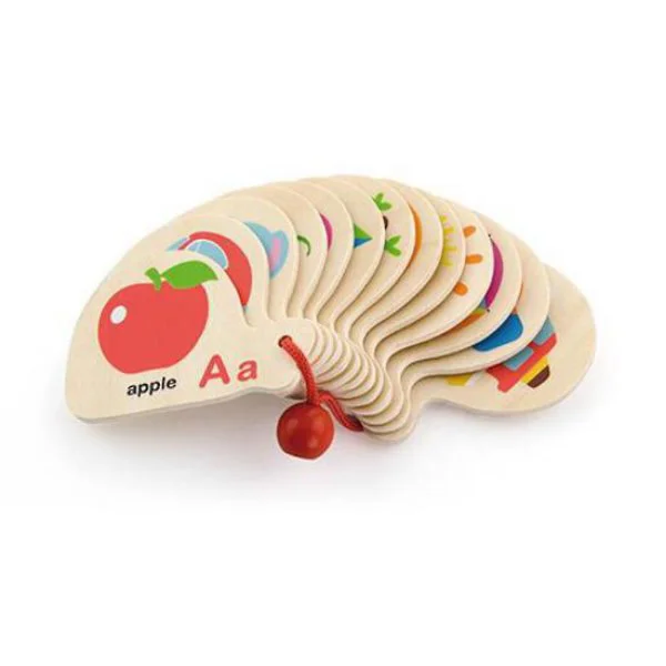 image for Деревянный буклет Viga Toys для изучения английского алфавита foto