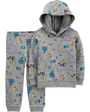 Carter's Set 2 piese Pantaloni si bluza Constructii foto