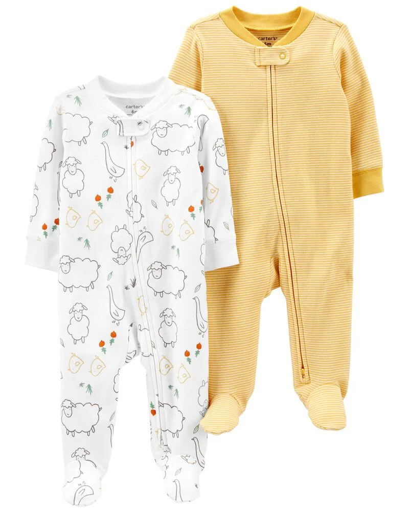 Carter's Set 2 piese Pijamale Oite foto