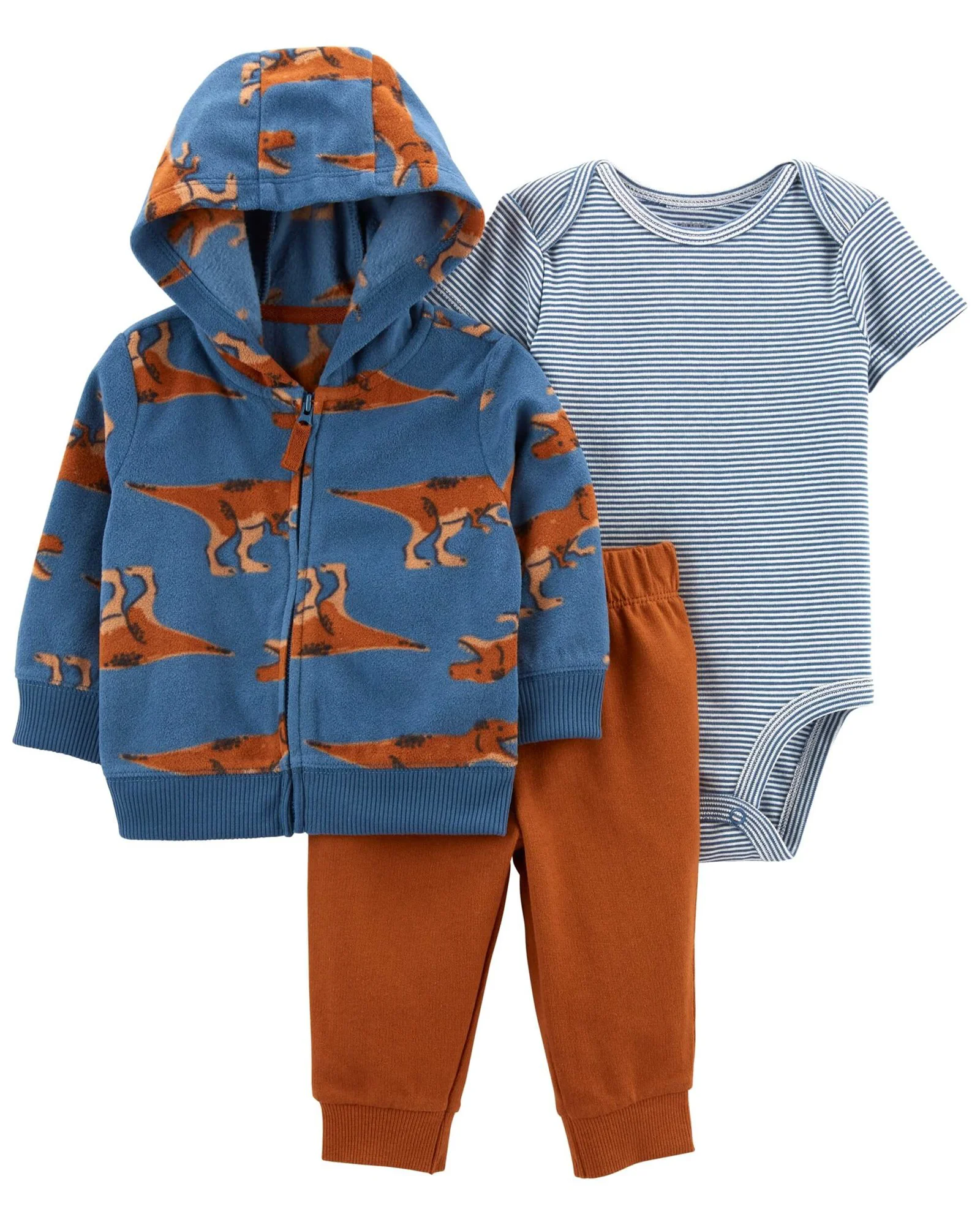 Carter's Set 3 piese Hanorac, body si pantaloni Dinozauri foto