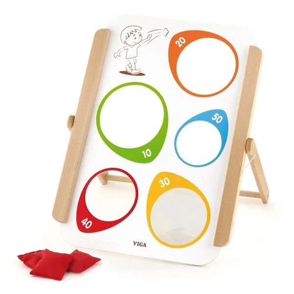 Joc educativ din lemn Viga Toys Aruncare precisa foto