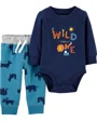 Carter's Set 2 piese Body si pantaloni Animale foto