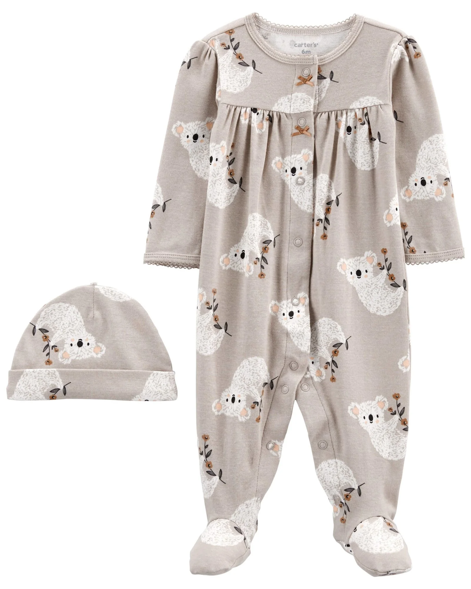 Carter's Set 2 piese Pijama si caciulita Koala foto
