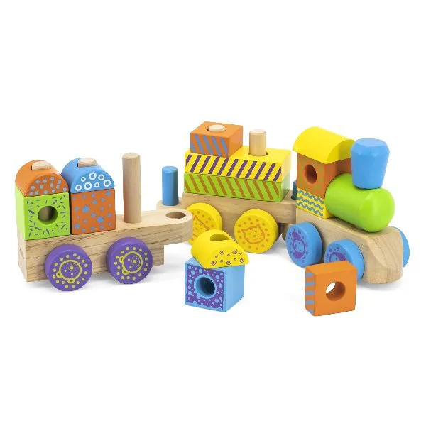 Деревянный конструктор Viga Toys Поезд foto
