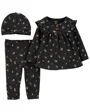 Carter's Set 3 piese Pantaloni, bluza si caciulita Flori foto