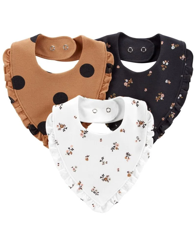 Carter's Set 3 piese bavete Flori foto