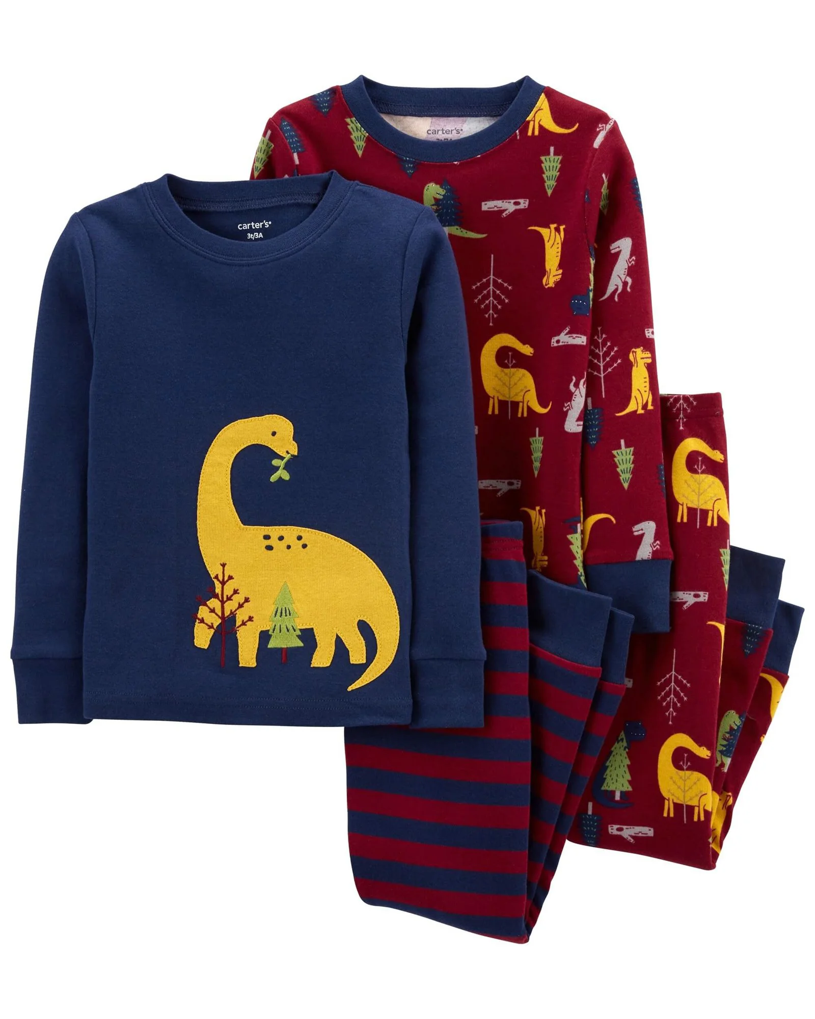 Carter's Set 2 pijamale Dinozauri foto