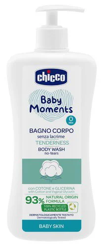 Гель для душа и пена Chicco Baby Moments Sensitive, 500 мл