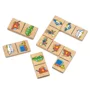Jucarie educativa din lemn Viga Toys Domino, Mijloace de transport foto