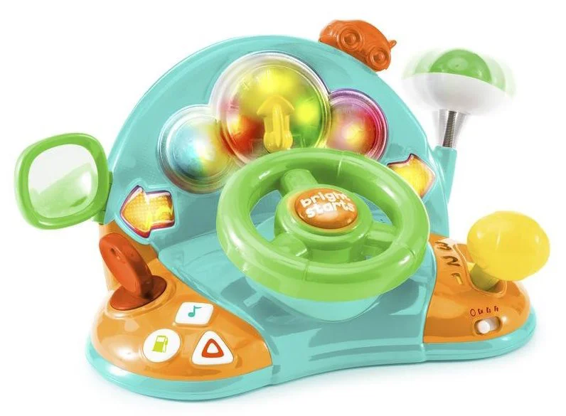 Jucarie multifunctionala cu volan Bright Starts Lights & Colors Driver™