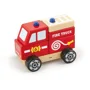 Jucarie educativa din blocuri de lemn Viga Toys Masina de pompieri foto