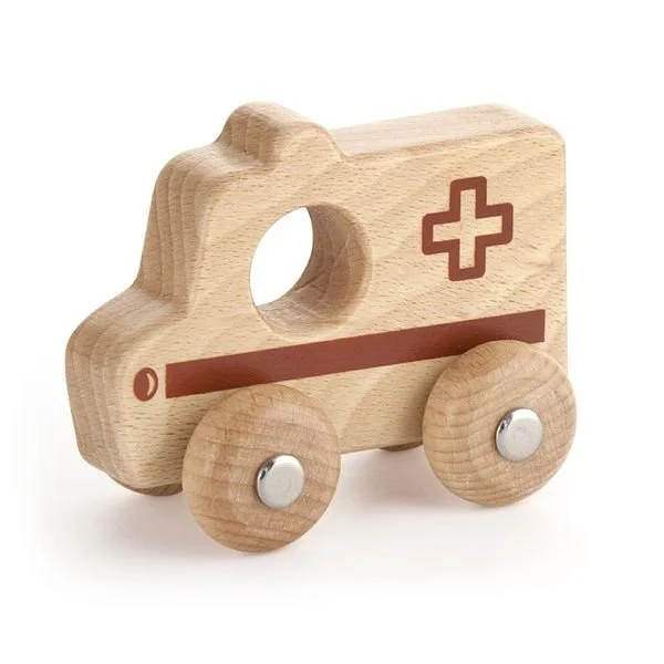 Jucarie din lemn Viga Toys Ambulanta