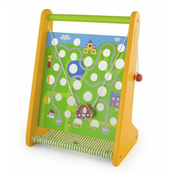 Jucarie educativa din lemn Viga Toys Trace & Balance foto