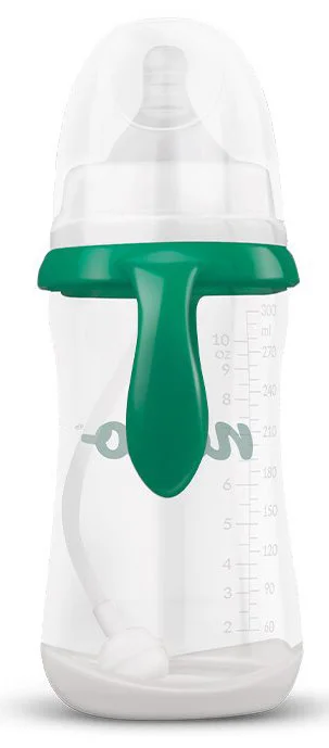 Biberon anticolic Neno cu tetina din silicon, 300 ml foto