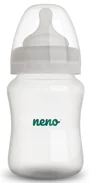 Biberon anticolic Neno cu tetina din silicon, 150 ml foto