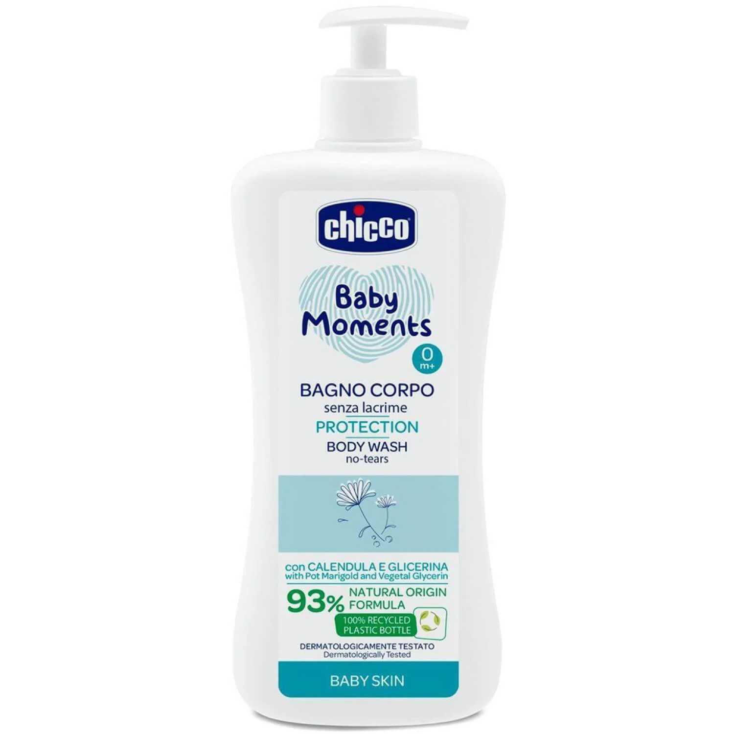 Gel de dus si spuma de baie Chicco Protectie, 750 ml