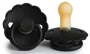 Suzeta rotunda din latex FRIGG Daisy Jet Black (0-6 luni) foto