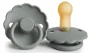 Круглая латексная пустышка FRIGG Daisy French Gray (0-6 мес.) foto
