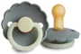 Круглая латексная пустышка FRIGG Daisy French Gray Night (0-6 мес.) foto