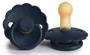 Suzeta rotunda din latex FRIGG Daisy Dark Navy (6-18 luni) foto