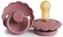 Suzeta rotunda din latex FRIGG Daisy Dusty Rose (6-18 luni) foto