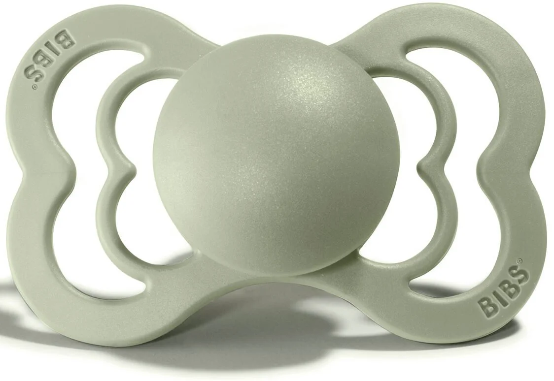Suzeta ortodontica BIBS Supreme Sage din latex (0-6 luni) foto