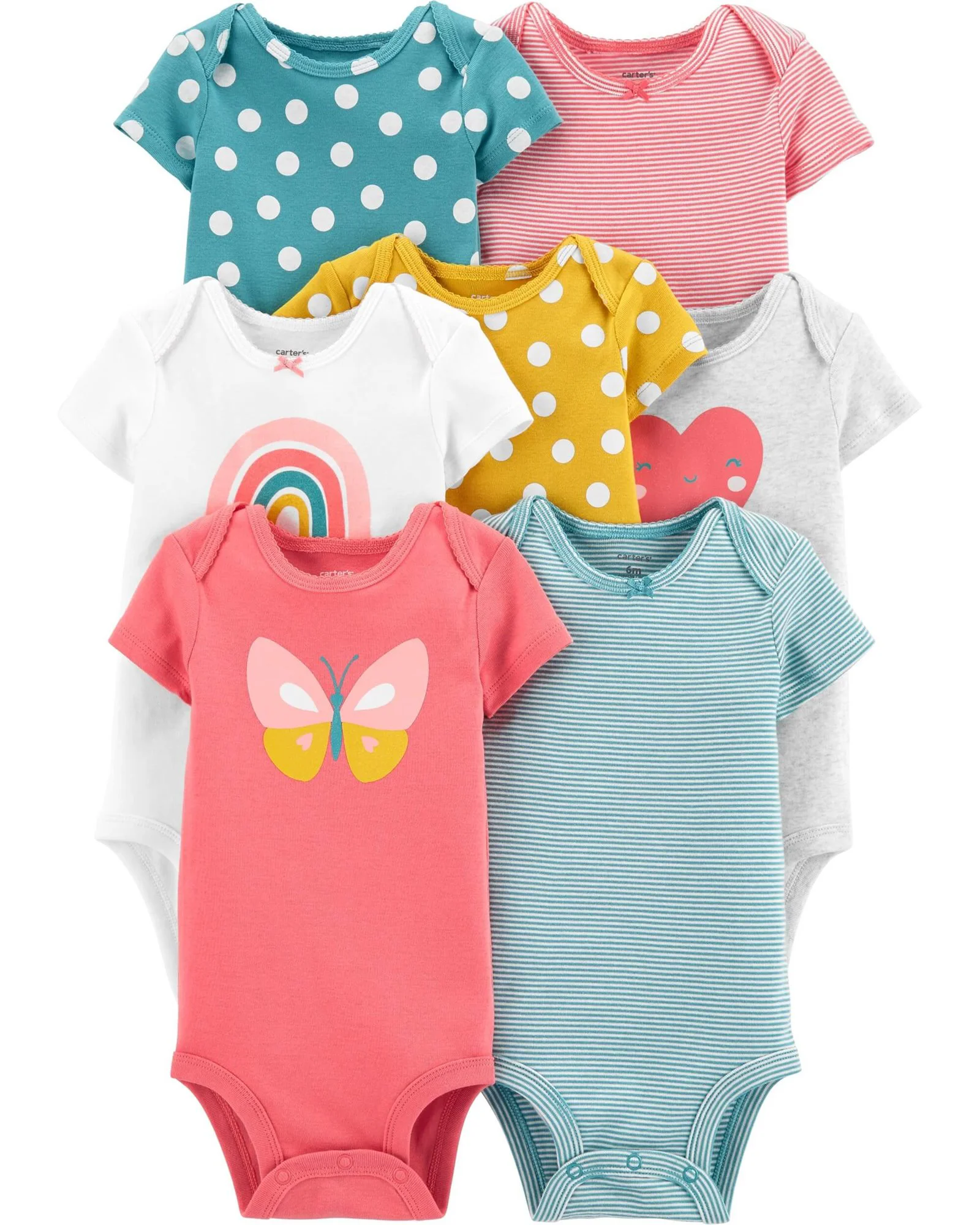 Carter's Set 7 piese body Fluture