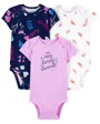 Carter's Set 3 piese body Flori foto