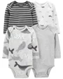 Carter's Set 4 piese Body Balena foto