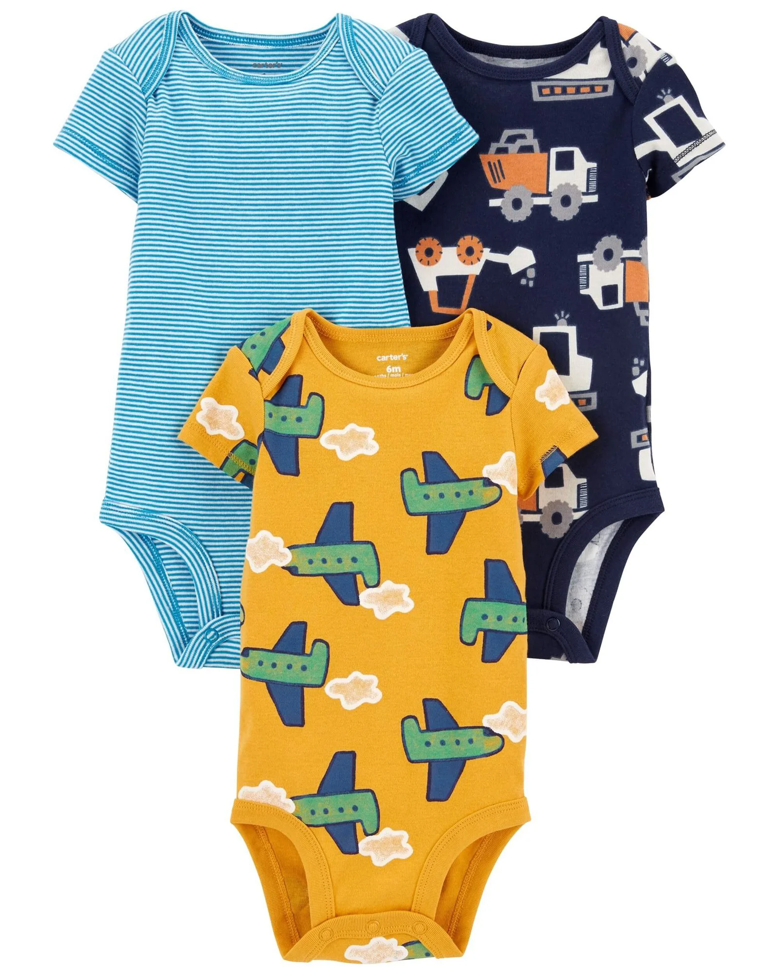 Carter's Set 3 piese body Avion